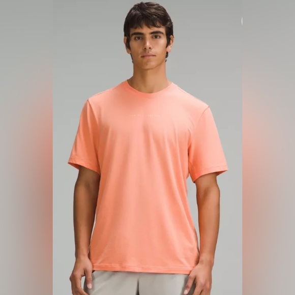 NWT Lululemon Zeroed In Short Sleeve Shirt Mens Size XL Color Coral Kiss - Picture 3 of 14